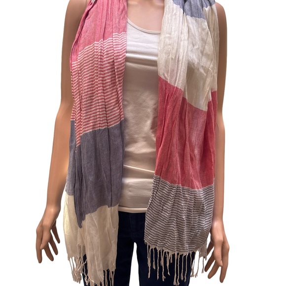 Colorful Striped Scarf - Picture 2 of 6